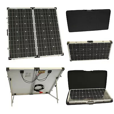 150W 12V Folding Solar Panel Charging Kit For Caravan Motorhome Campervan Boat • £219.99