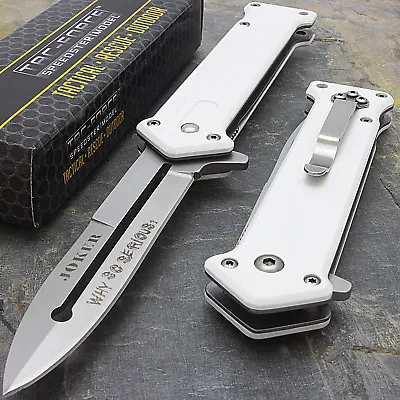 JOKER 7.5  TAC FORCE SILVER SPRING ASSISTED TACTICAL FOLDING POCKET KNIFE Open • $8.95