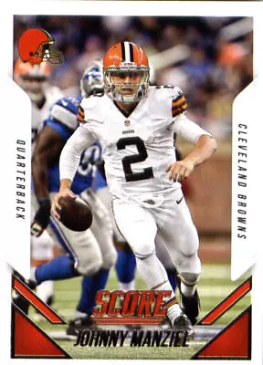 2015 Score Football Card #112 Johnny Manziel • $1.69