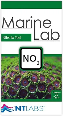 NT Labs - Marine No3 Nitrate Test Kit For Tropical Marine Fish Aquarium Tank • £8.10