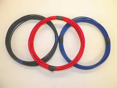 18 Txl High Temp Automotive Power Wire 3 Solid Colors 25 Feet Each 75 Ft Total • $21.95