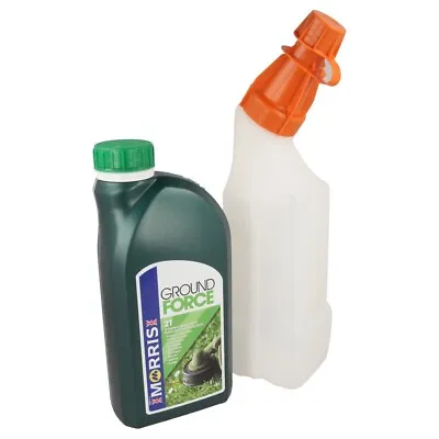 2 Stroke Mixing Bottle & 1 Litre 2 Stroke Oil For STIHL Chainsaws Hedgetrimmers • £11.99
