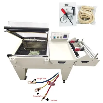 FM-5540 L-Bar Seal And Shrink Wrap Thermal Packaging Machine System 220V • $2304.90