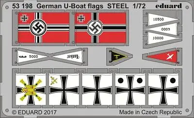 $14.99 • Buy Eduard 1/72 U-Boat Flag (Trumpeter) 53198