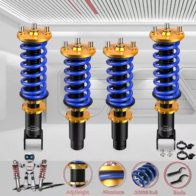 Adjustable 4X Coilover Shock Struts For 88-20 Honda Civic EK 90-01 Acura Integra • $176.90