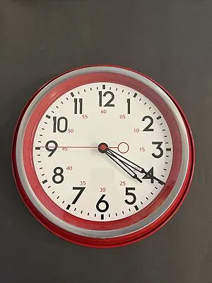 Vintage Metal Retro Industrial Style Atomic Hands Quartz Wall Clock . • $14.99