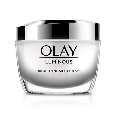 $69.19 • Buy Olay Luminous Brightening Night Cream Moisturiser For Radiant Glow Skin 50 Gm