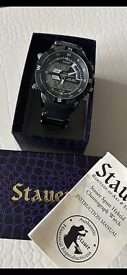 £40 • Buy Stauer Mens Sport Hybrid Watch With Stainless Steel & Silicone Band
