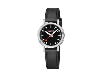 Mondaine SBB Stop2go Quartz Watch Black 34 Mm 3 Atm MST.34020.LBV.SET • $645