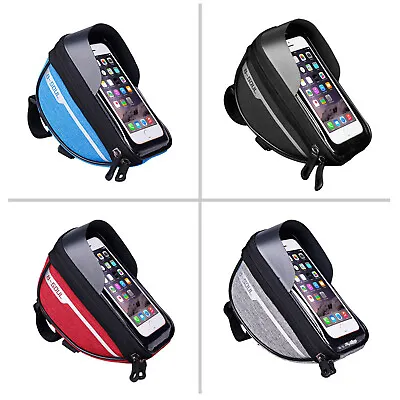 Waterproof Bike Portable Phone Holder Bicycle Bag Touch Screen Mobile Phone Bag • $9.99