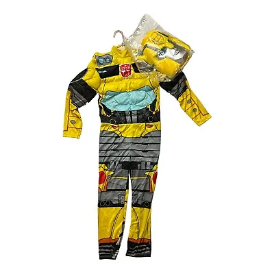 $18.99 • Buy Disguise Boy's Transformers Bumblebee Dress Up Halloween Jumpsuit & Mask Costume