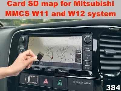 Card SD Map For Mitsubishi MMCS W11 And W12 System 2023 Update OUTLANDER PAJERO • $34.10