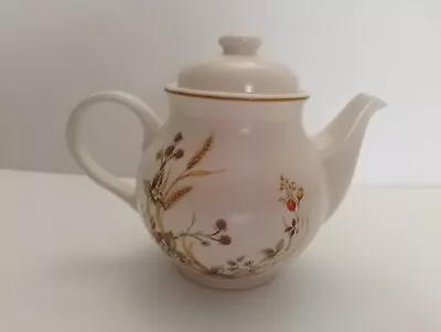 M&s Harvest Small Tea-pot Coffee Vintage Marks & Spencer Retro England • £10.95