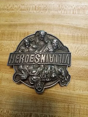 Belt Buckle Heros And Villans • $7