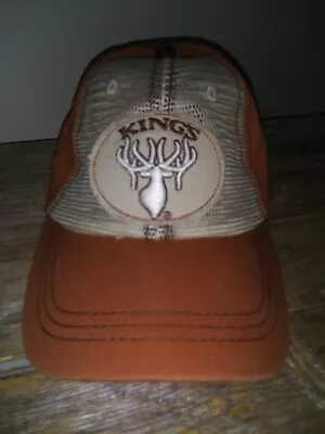 Kings Men's Hat Camo Brand Deer Antlers Patch Logo Hunting Gear Apparel Ball Cap • $7.99