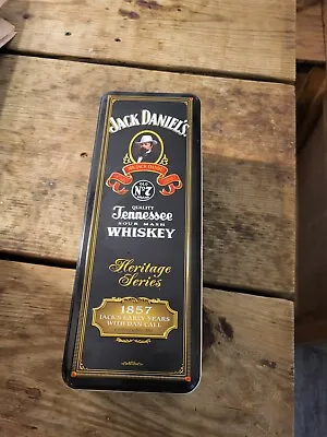 Vintage Jack Daniels Tennessee Whiskey No.7 Heritage Series Hinged Metal Tin • $23