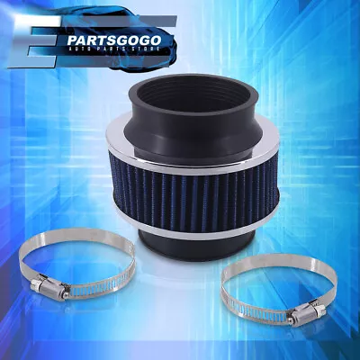 Universal 3  Bypass Valve Rubber High Flow Air Filter Blue Water Hydro Lock JDM • $8.99