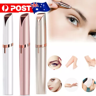 Flawless Brows Facial Hair Remover Electric Eyebrow Trimmer Epilacator Led Light • $12.11