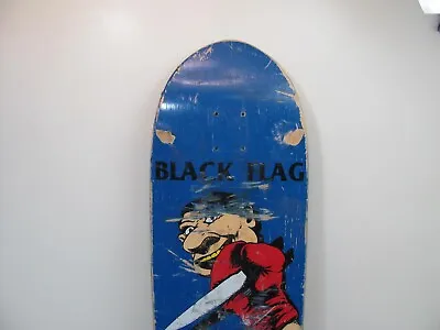 Elephant Brand Skateboards Black Flag My War Skateboard Deck Mike Vallely USED • $82.15
