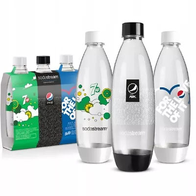 £14.99 • Buy SodaStream Limited Edition Bottle Set - 3 X 1L