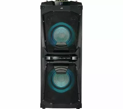 JVC MX-D528B 200W Bluetooth Megasound Party Speaker Black • £99.99