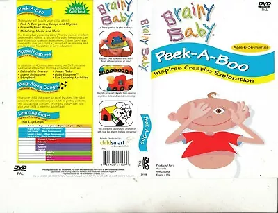 £19.79 • Buy Brainy Baby-Peek A Boo-Inspire Creative Exploration-Baby BB-DVD