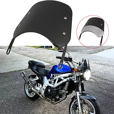 $26.28 • Buy 5 - 7  Round Headlight Motorcycle Windshield Windscreen For Suzuki SV650 SV650S