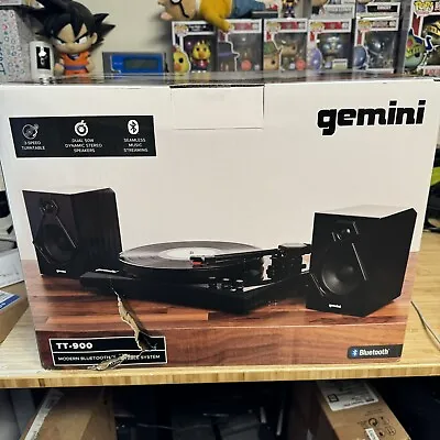 Gemini Bluetooth Vinyl Record Player Stereo Systems Home Turntable With Speakers • $84.98
