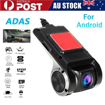 $21.99 • Buy Mini Dash Cam 1080P HD Car DVR Camera G-sensor Video Recorder Night Vision ADAS