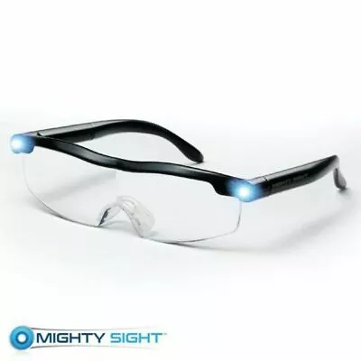 Mighty Sight Led Magnifying Eyewear Glasses With Rechargeable LED Lights 160% US • $12.99