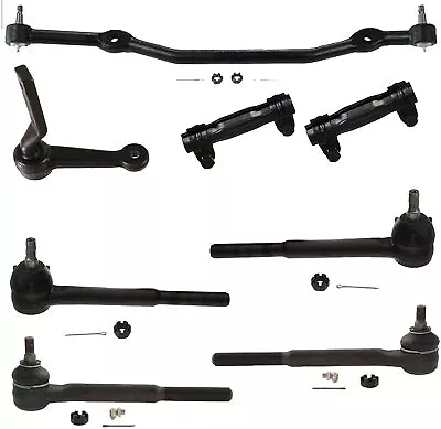 $148.39 • Buy 8 Pc Steering Kit Center Link Tie Rod End Idler Arm Chevy Chevelle Special 71-72