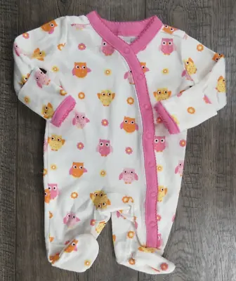 Baby Girl Clothes Gymboree Preemie To 5lbs Bright Owl Footed Outfit • $24.99