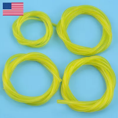 4 Sizes Gas Fuel Line Hose Yellow 16Ft Fuel Tube Fits 2 Cycle Small Engine USA • $10.15