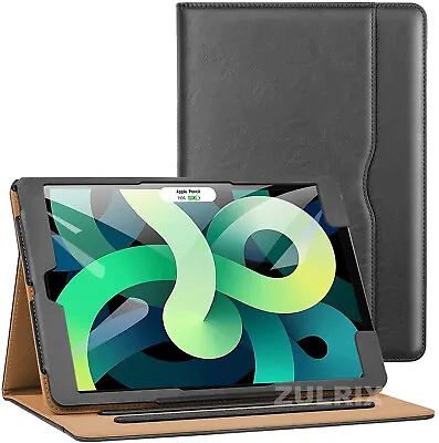 Leather Stand Smart Flip Case For IPad 10.2  10.9  Air 2 3 4 9.7 10.5 Pro Mini 5 • £10.99