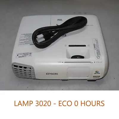 Epson PowerLite 955W 3LCD Projector 3000 ANSI HD 1080 - LAMP 3020 - ECO 0 HRS. • $55