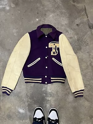 Vintage Texas Letterman Jacket Size 36-32 Wool Lined 1950s Football True Vintage • $30