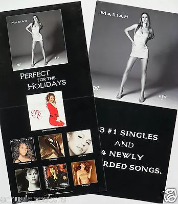 MARIAH CAREY  #1'S  2-SIDED U.S. PROMO POSTER / BANNER - R&B Pop Hip Hop Soul • $18.18