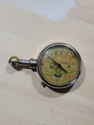 Vintage Cadillac LaSalle Tire Pressure Gauge Circa. 1920s Very Nice Condition • $350