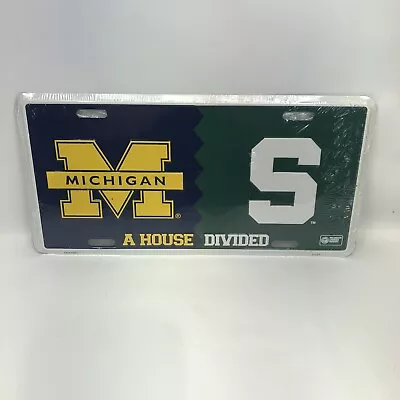 Michigan / Michigan State A House Divided Metal License Plate / Car Tag NEW • $29.99