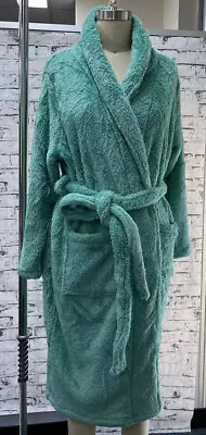 $34.97 • Buy Ladies Green Winter Coral Fur Dressing Gown Bath Robe (NF-1)