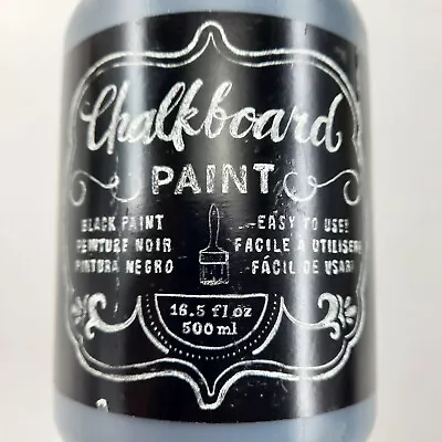 Chalkboard Paint Black Paint 16 Ounces American Crafts 2013 Works Great • $11.99