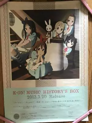 K-ON! MUSIC HISTORY ’S BOX B2 Poster  Not For Sale  Pony Canyon 2013 • $44.99
