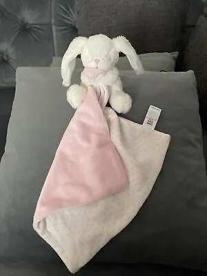 George Pink & White Rabbit  Comforter Rabbit 4 Inches • £6.99