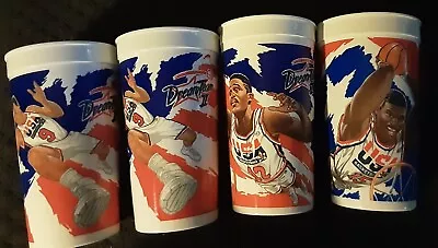 Lot Of 4 McDonald's 1994 Dream Team II USA Basketball Cups • $18