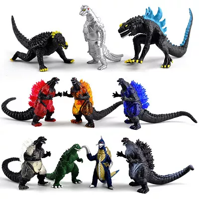 Godzilla King Of The Monster Shin Mechagodzilla 10pcs Toy Figures Set Party Gift • $18.99