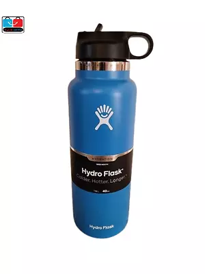 40 Oz Hydro Flask Water Bottle With Straw Lid Stainless Steel Vacuum Tumbler USA • $23.50