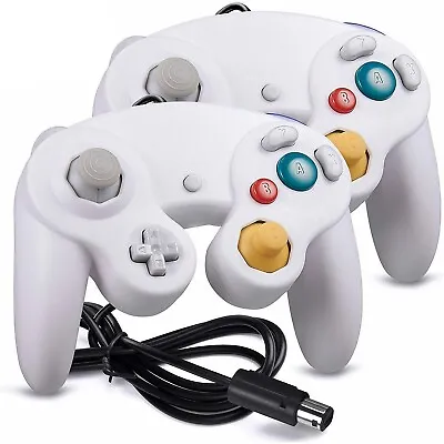 2 Pack For Nintendo GameCube Console Wii U Nintendo Switch PC Gamepad Controller • $28.49