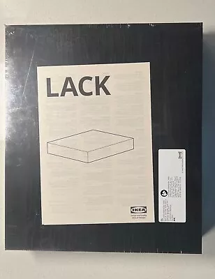 IKEA LACK 16353 Black Floating Wall Shelf 30x26 Cm 11 3/4 X 10 1/4 New & Sealed • £8.66