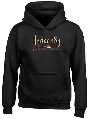 Hedgehog Thing Kids Hoodie Pet Wildlife Zoo Farm Animal Porcupine Boys Girls Top • £13.99