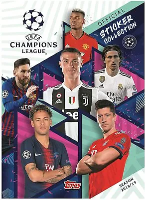 Topps CL 2018 2019 Choose 10 Stickers Choose UEFA Champions League Panini • $1.91